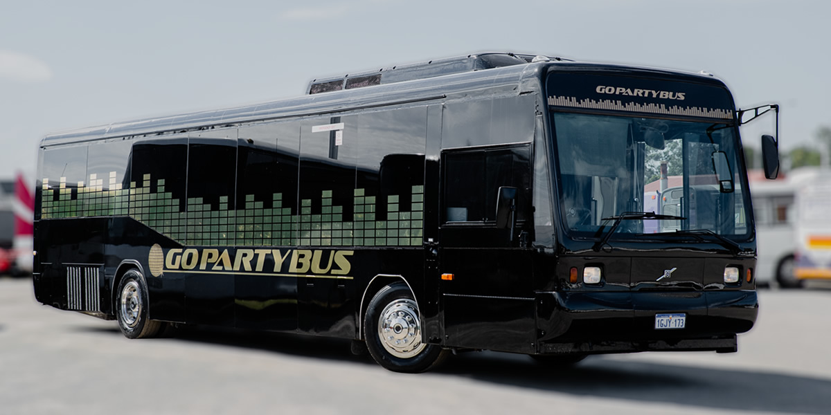black perth party bus