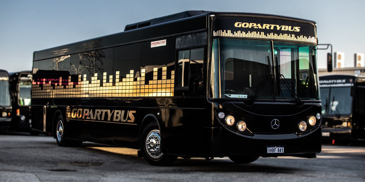 chrome perth party bus