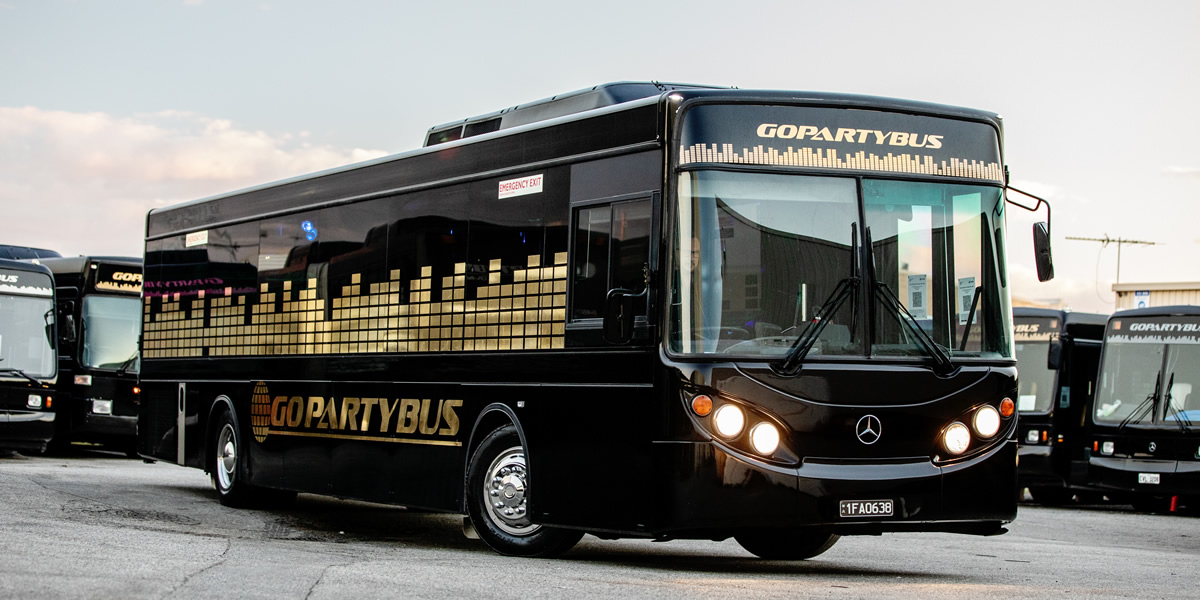 black perth party bus