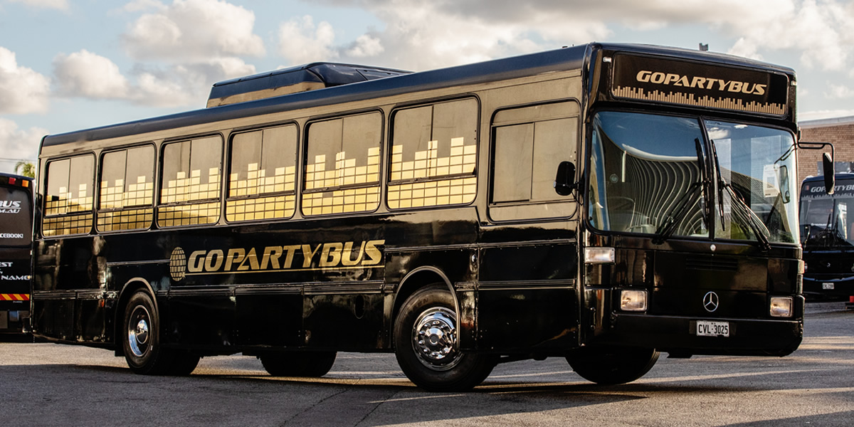 rainbow perth party bus