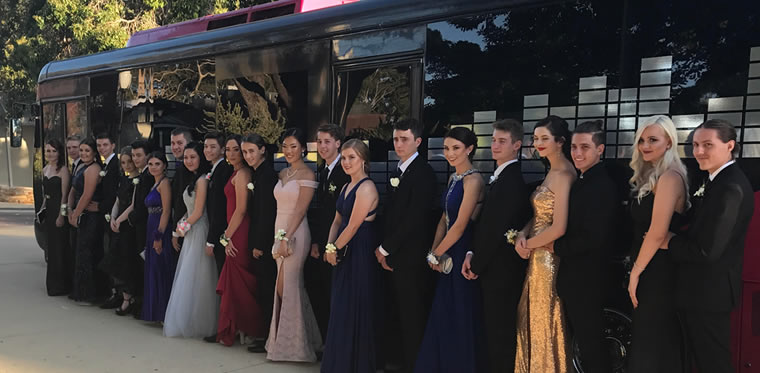 perth party bus school ball